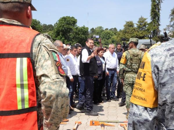 Gobierno Federal y Estatal mantienen estrategia preventiva de desastres en la Sierra Norte 