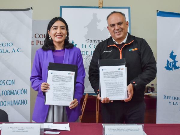 UTTECAM y Colegio de Puebla A.C. promueven educación humanista segura