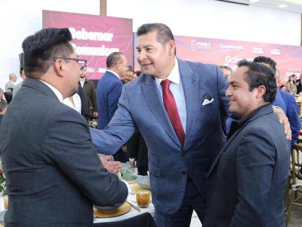 Percepción social, fundamental para gobernar; medios de comunicación, actores clave para transformar a Puebla