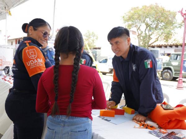 Familias de Chignahuapan reciben más de 20 mil atenciones médicas y labor social