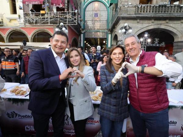En un ambiente de paz, celebran gobierno estatal y municipal récord guinness de rosca monumental