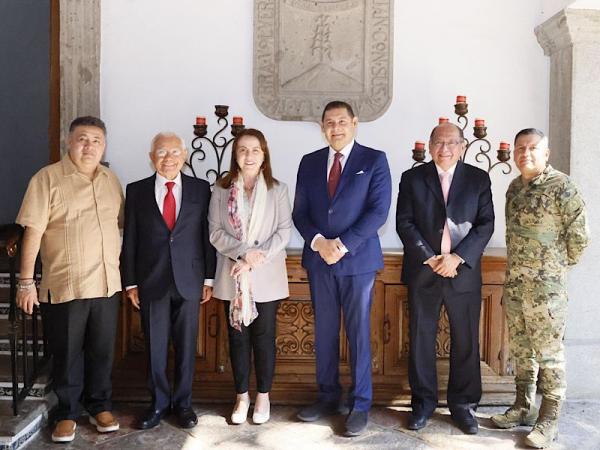 Vamos por Estados seguros, alineados al Plan Nacional de la Dra. Claudia Sheinbaum: Gobiernos de Morelos y Puebla.