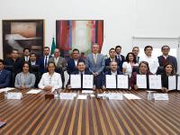 Puebla, de los primeros estados en firmar convenio para reactivaci&oacute;n de vivienda