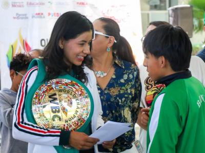 Partido internacional entre M&eacute;xico y Ghana inspira a juventudes poblanas