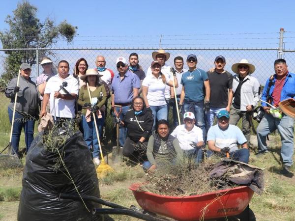 La Secretaría de Desarrollo Turístico realiza faena en Huejotzingo