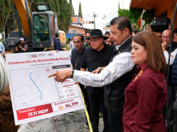 Con obras que protegen a las familias, Gobierno del estado transforma Zacatlán