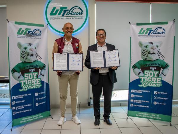 UTTehuacán y UDEP firman convenio de colaboración