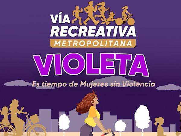 Gobierno del Estado invita a participar en Vía Recreativa Metropolitana Violeta