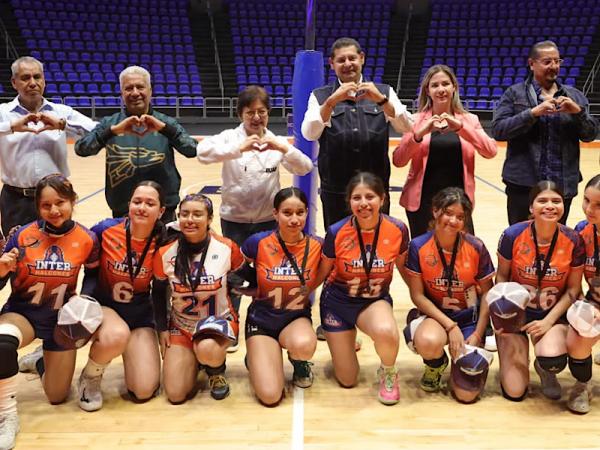 Con Liga Estatal de Voleibol, gobierno estatal promueve formación integral de talentos
