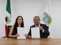Firman SMADSOT y CEASPUE convenio para reforestaci&oacute;n y recarga de acu&iacute;feros