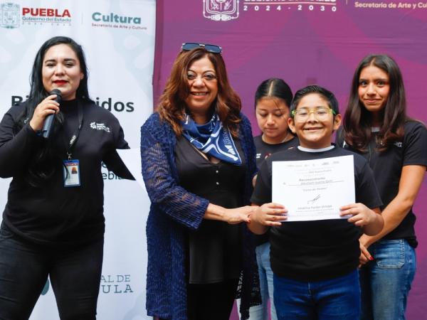 Con Cursos de Verano 2025 Gobierno de Puebla acercó arte y cultura a la niñez
