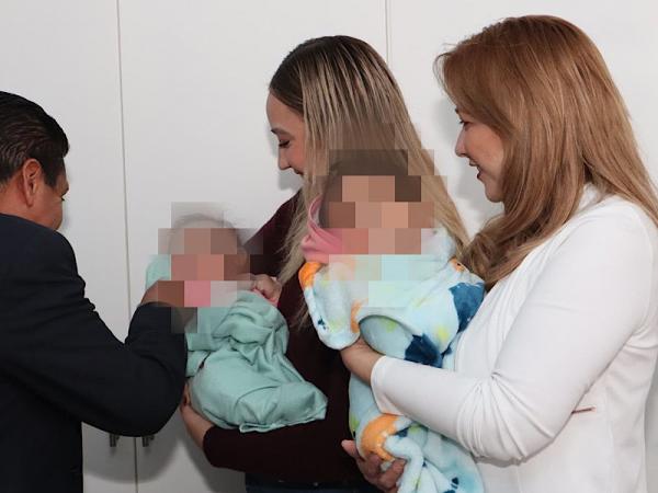 Visita Ceci Arellano la Casa de la Niñez