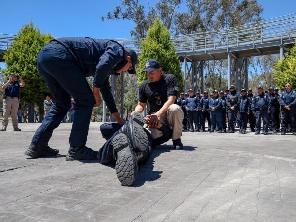 Policía Auxiliar y Convenciones y Parques fortalecen coordinación interinstitucional