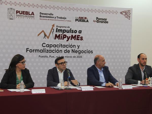 Impulsa Gobierno de Puebla capacitación y formalización de pequeños negocios