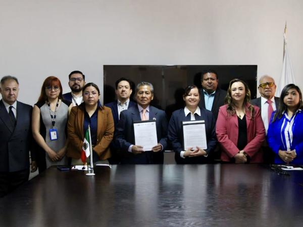Firma de Convenio entre CECSNSP y CECATI No.18