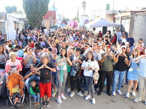 Crea sonrisas Gobierno de Puebla con entrega de juguetes
