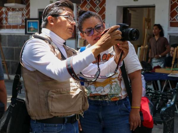 Secretaría de Arte y Cultura brinda taller fotográfico en Centro Histórico