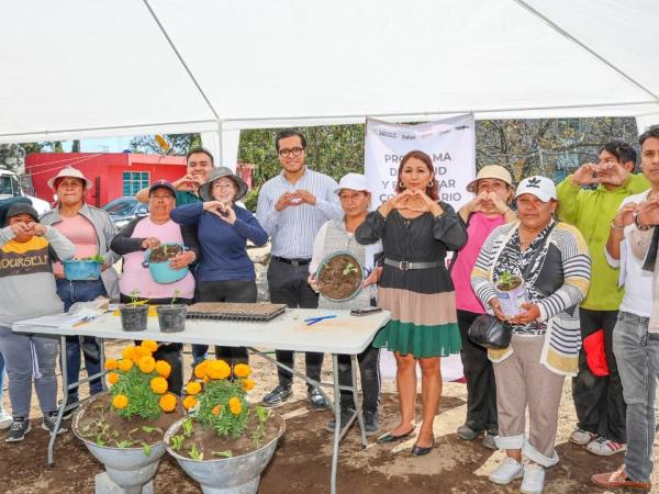 Con 100 mil pesos arrancan proyecto comunitario en Nopalucan: SEDIF