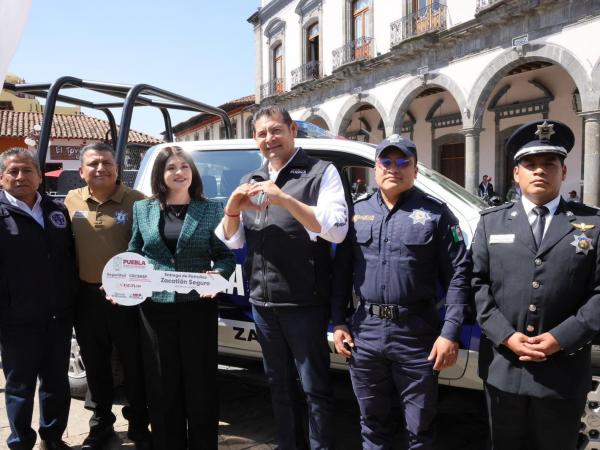 Con nuevas patrullas, Gobierno Estatal refuerza seguridad en Zacatlán