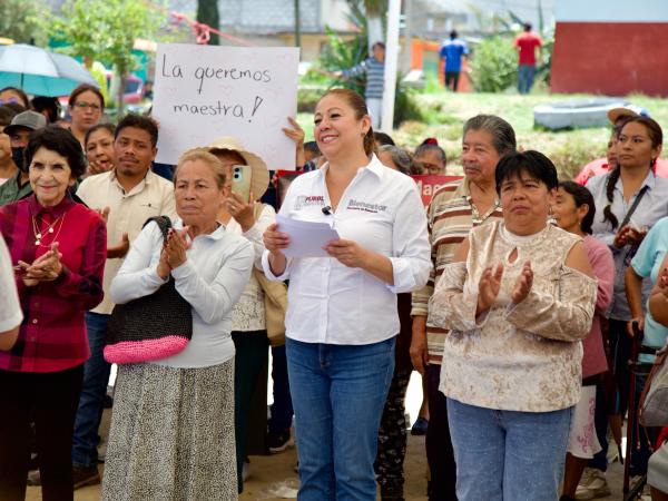 Programa Obra Comunitaria promueve participación de todas y todos