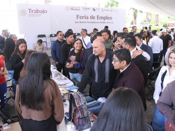 Gobierno de Puebla fortalece oportunidades laborales en San Martín Texmelucan