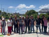 Delegados de Deporte y Juventud participan en faena comunitaria en Aparicio