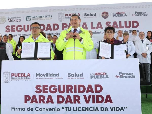 Seguridad para la Salud y la Vida con el Gobierno de Puebla
