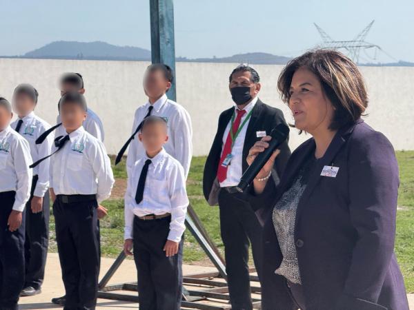 Presentan mural escolar “La rebelión de las palabras” en Chignahuapan