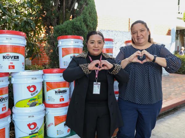 Apoya SEP a escuelas de educación básica con material para mantenimiento