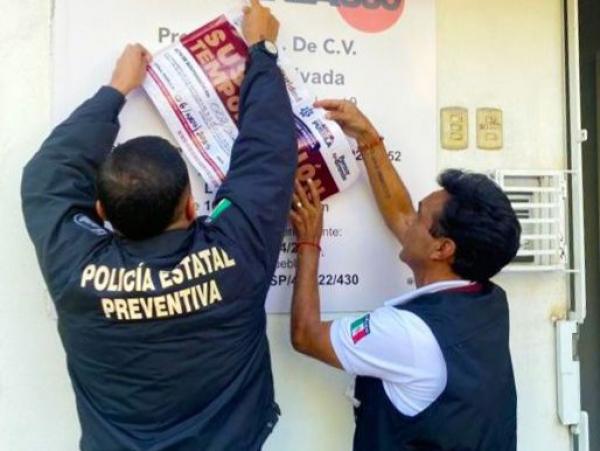 Suspende SSP a empresa por operar con irregularidades