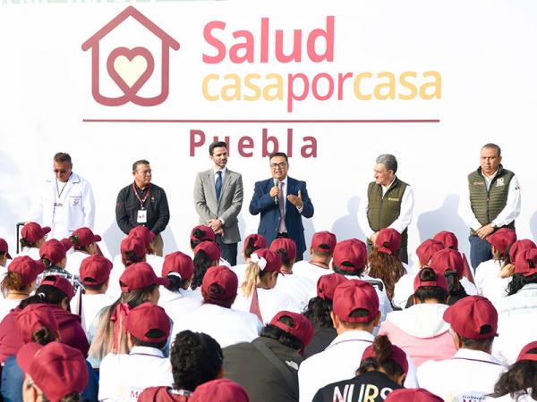 Puebla pone en marcha programa “Salud Casa Por Casa”