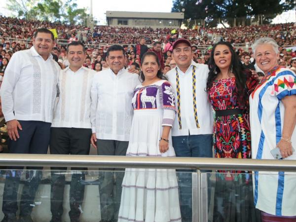 Oaxaca y Puebla unidos por el bienestar del pueblo, fortalecen transformación y seguridad