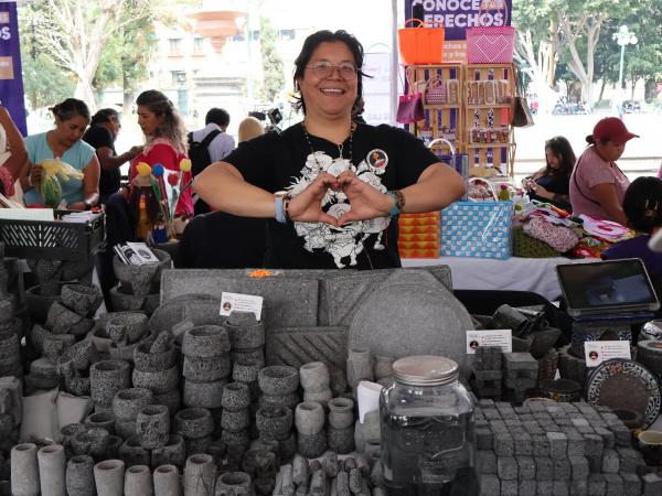 Gobierno de Puebla impulsa participación de productoras con Jornada Violeta
