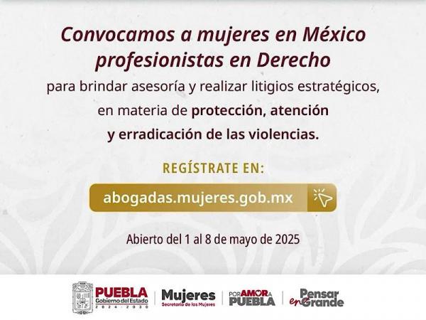 Secretaría de las Mujeres invita a profesionistas a inscribirse al programa PAIBIM 2025