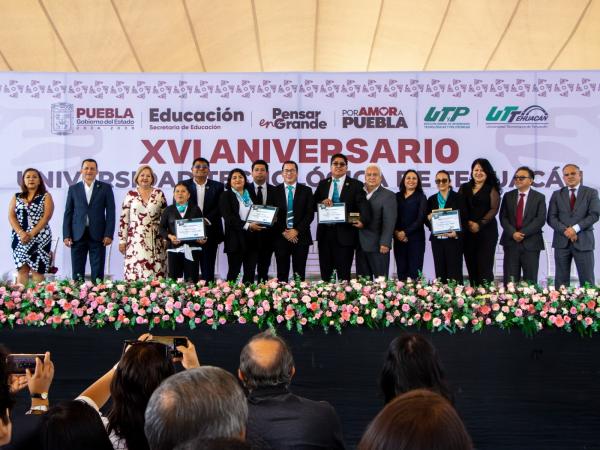 Universidad Tecnológica de Tehuacán celebra su XVI Aniversario