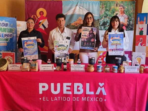 Potencia Gobierno del Estado turismo en Libres con Festival de Papalotes