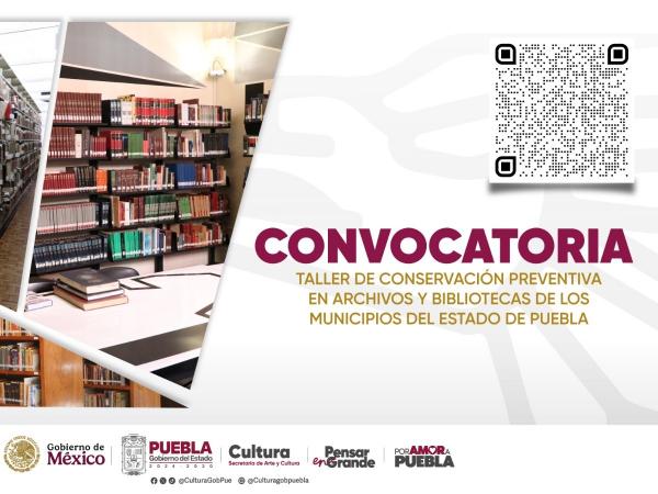 Gobierno de Puebla impulsa conservación de archivos municipales