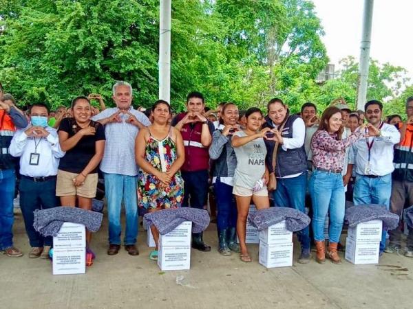 Entrega Gobierno de Puebla víveres a comunidades incomunicadas