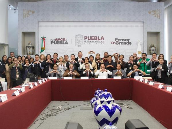 Gobierno de Puebla instala "Comando Operativo de Seguridad en Salud", rumbo al Mundial 2026