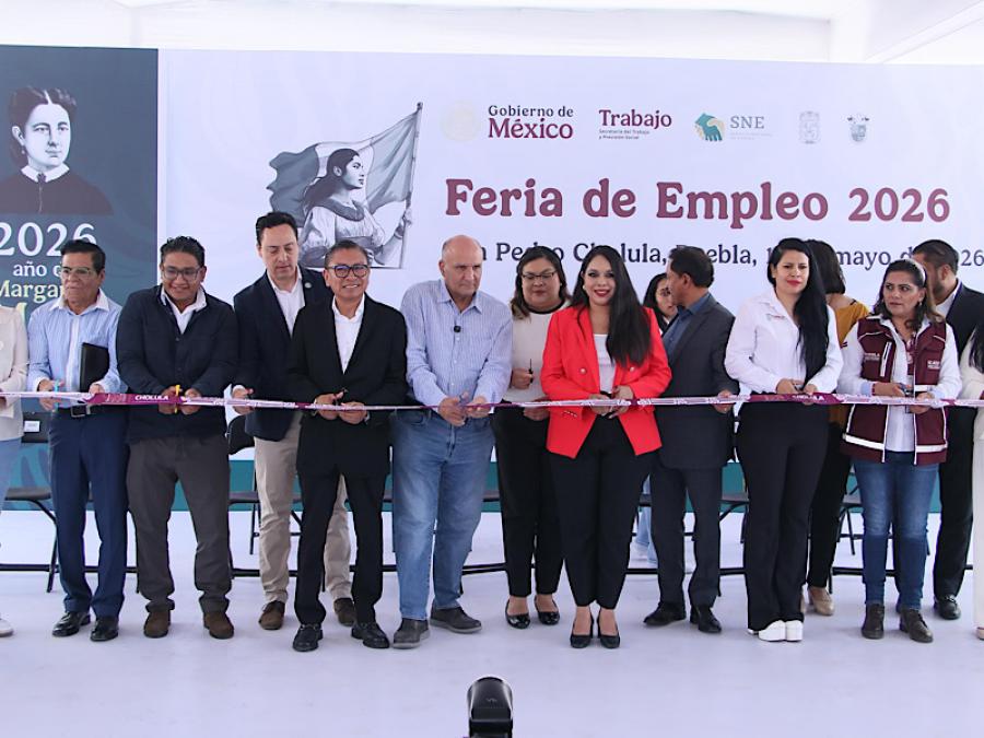 Gobierno estatal acercó mil 700 vacantes de trabajo a Cholula