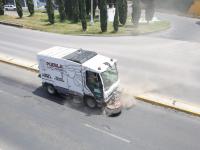 Intensifica Gobierno Estatal barrido mec&aacute;nico en Puebla Capital para mejorar imagen urbana