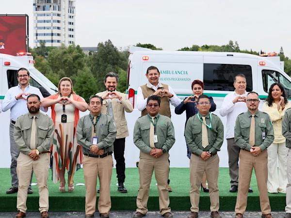 Nuevas ambulancias optimizan la atención médica del IMSS en Puebla 