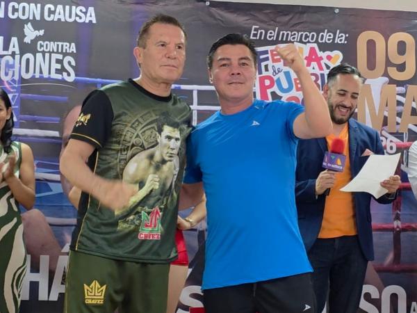 Julio César Chávez y “El Travieso” Arce listos para la gran pelea con causa