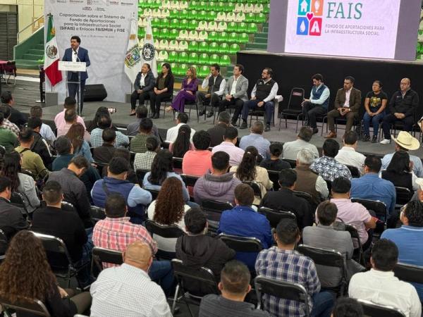 Capacitan a munícipes sobre operación del Fondo de Aportaciones para Infraestructura Social