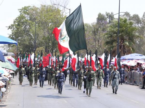 Puebla celebra CLXIII Aniversario de la Batalla de Puebla con Desfile Cívico Militar