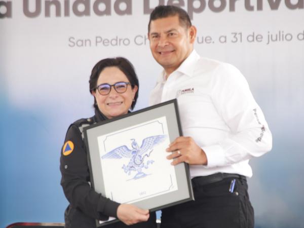 Reconoce Laura Velázquez, Coordinadora Nacional de Protección Civil, preparativos estatales ante Contingencia Volcánica