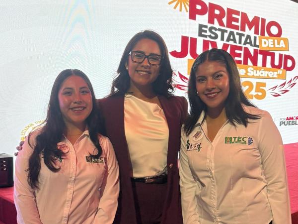 Alumnas del TecNM Teziutlán ganan Premio Estatal de la Juventud 2025