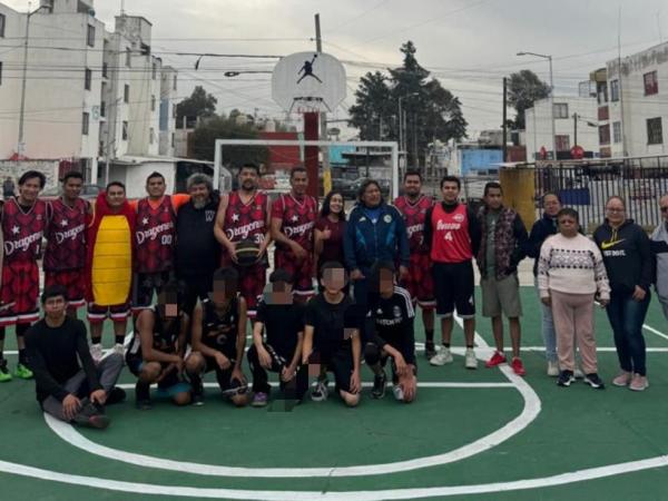 Secretaría de Deporte y Juventud inaugura cancha para fortalecer convivencia comunitaria