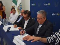 Firman convenio de colaboraci&oacute;n Conalep Puebla y UDES