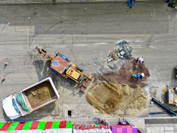 Gobierno Estatal denuncia falta de planeación de Agua de Puebla al destruir calles pavimentadas